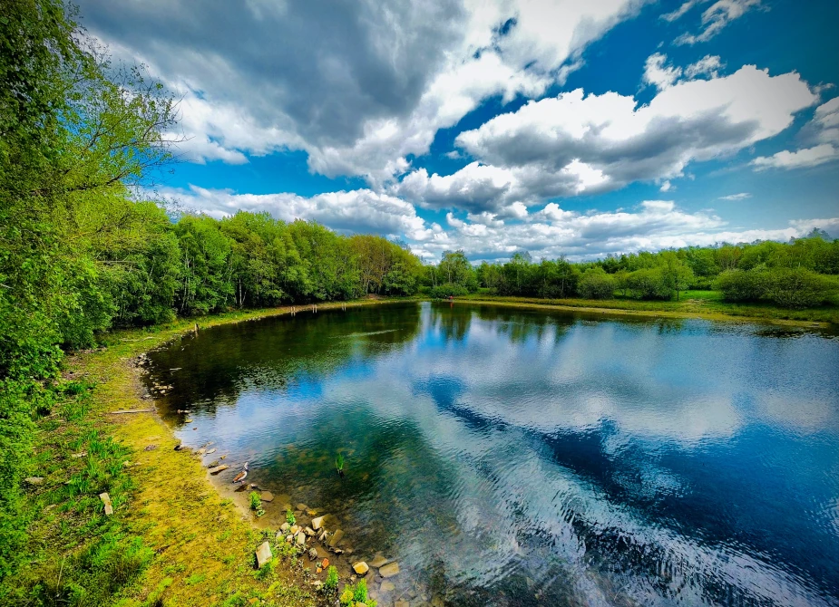 Wunderschöner See in Dortmund, fotografiert nach Umzug mit USH